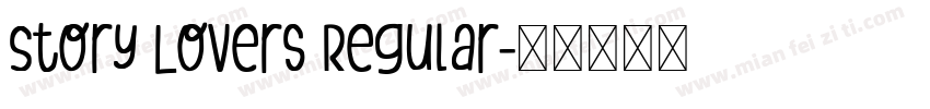 Story Lovers Regular字体转换